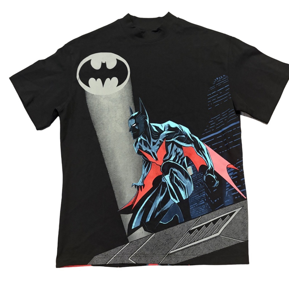 DC Comics Batman Beyond Front & Back Graphic T-Shirt - Black - Size Small